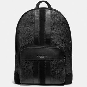 COACH | Black Leather Backpack NWT